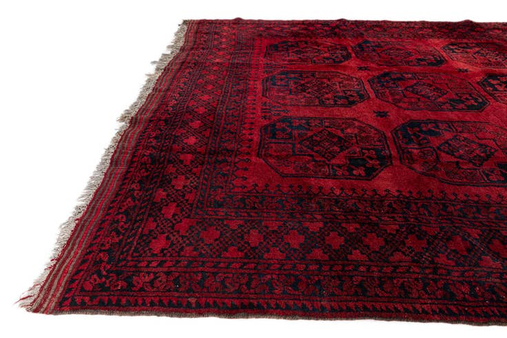 Detail image of 7' 9 x 11' 4 Hand Knotted Khal Mohammadi Wool Rug