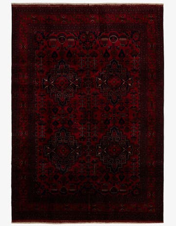 6' 8 x 9' 9 Hand Knotted Khal Mohammadi Wool Rug