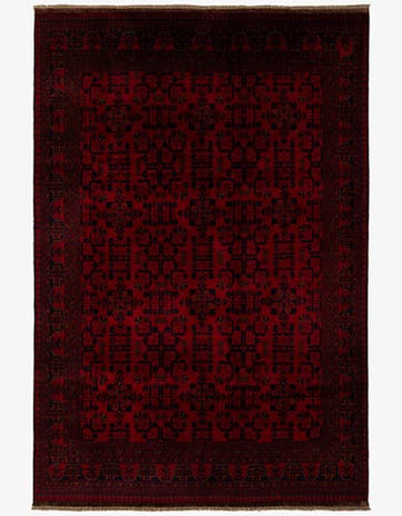 6' 8 x 9' 7 Hand Knotted Khal Mohammadi Wool Rug