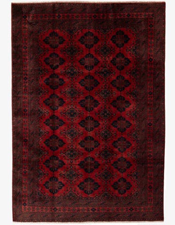 6' 10 x 9' 7 Hand Knotted Khal Mohammadi Wool Rug