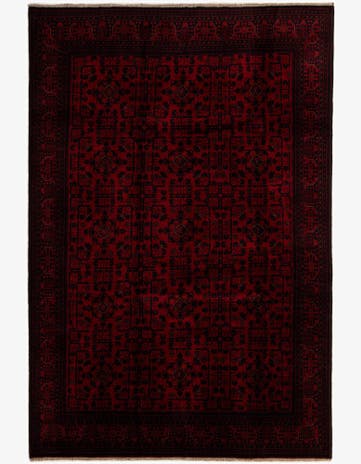 6' 4 x 9' 9 Hand Knotted Khal Mohammadi Wool Rug