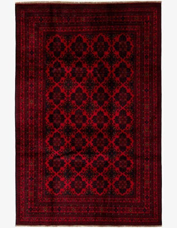 6' 6 x 9' 10 Hand Knotted Khal Mohammadi Wool Rug