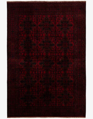 6' 7 x 9' 11 Hand Knotted Khal Mohammadi Wool Rug