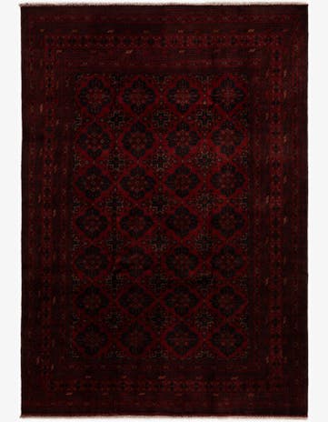 6' 8 x 9' 8 Hand Knotted Khal Mohammadi Wool Rug