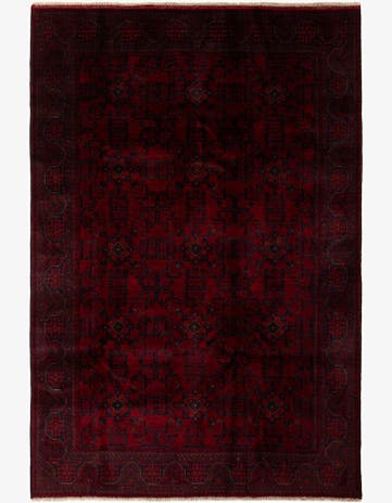 6' 6 x 9' 7 Hand Knotted Khal Mohammadi Wool Rug
