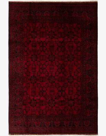 6' 7 x 9' 9 Hand Knotted Khal Mohammadi Wool Rug
