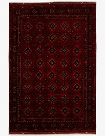 6' 7 x 9' 10 Hand Knotted Khal Mohammadi Wool Rug