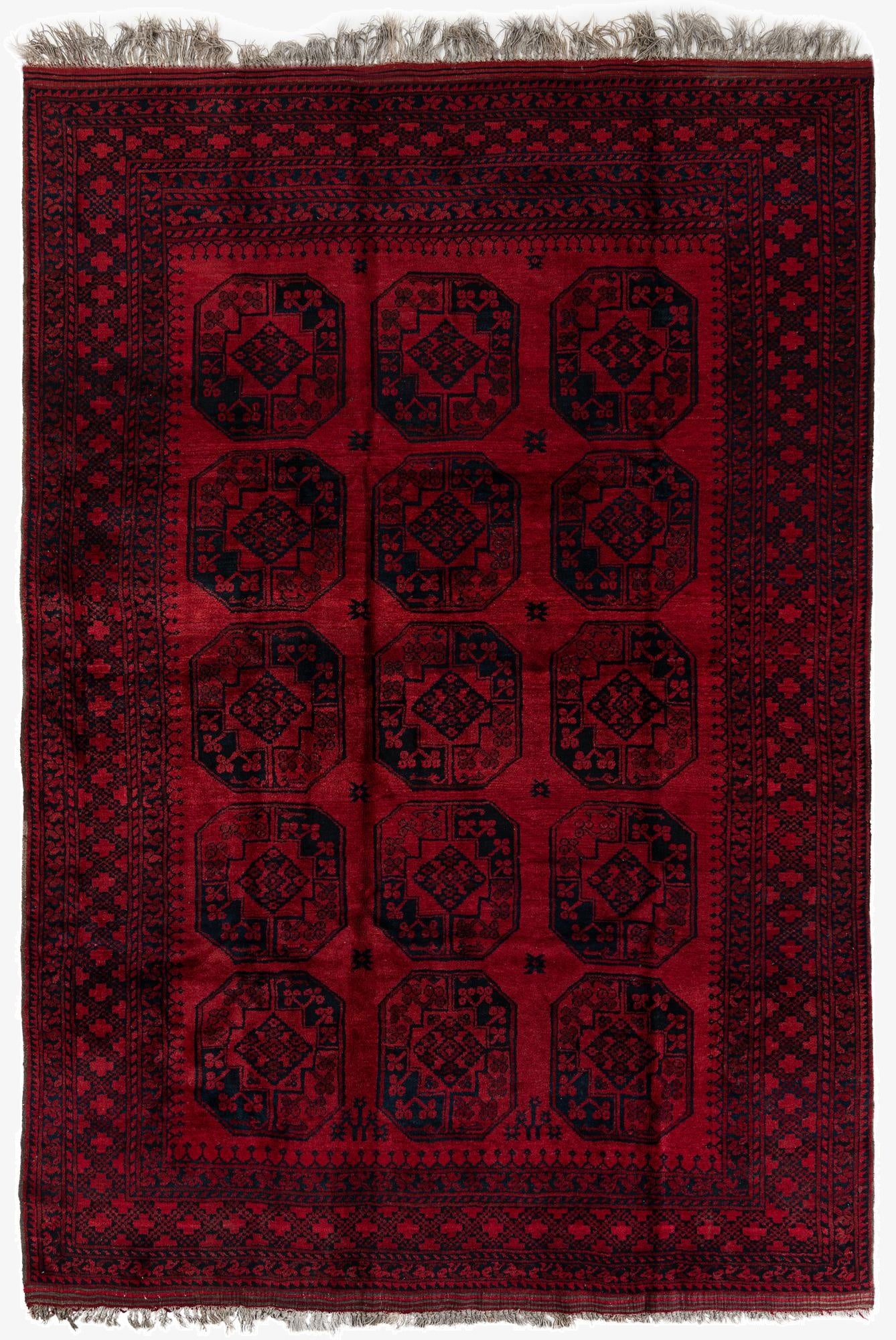 7' 9 x 11' 4  Hand Knotted Khal Mohammadi Wool Rug