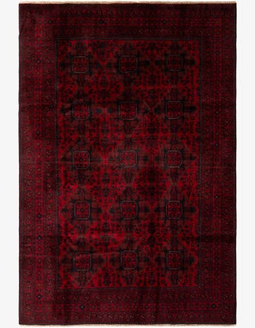 6' 9 x 9' 10 Hand Knotted Khal Mohammadi Wool Rug
