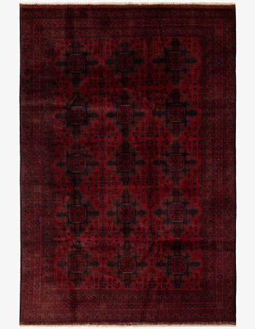 6' 7 x 9' 8 Hand Knotted Khal Mohammadi Wool Rug