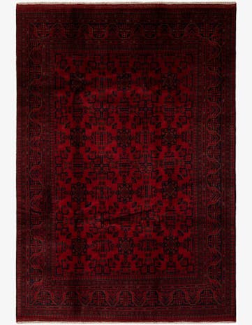 6' 9 x 9' 5 Hand Knotted Khal Mohammadi Wool Rug