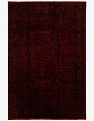 6' 7 x 9' 11 Hand Knotted Khal Mohammadi Wool Rug