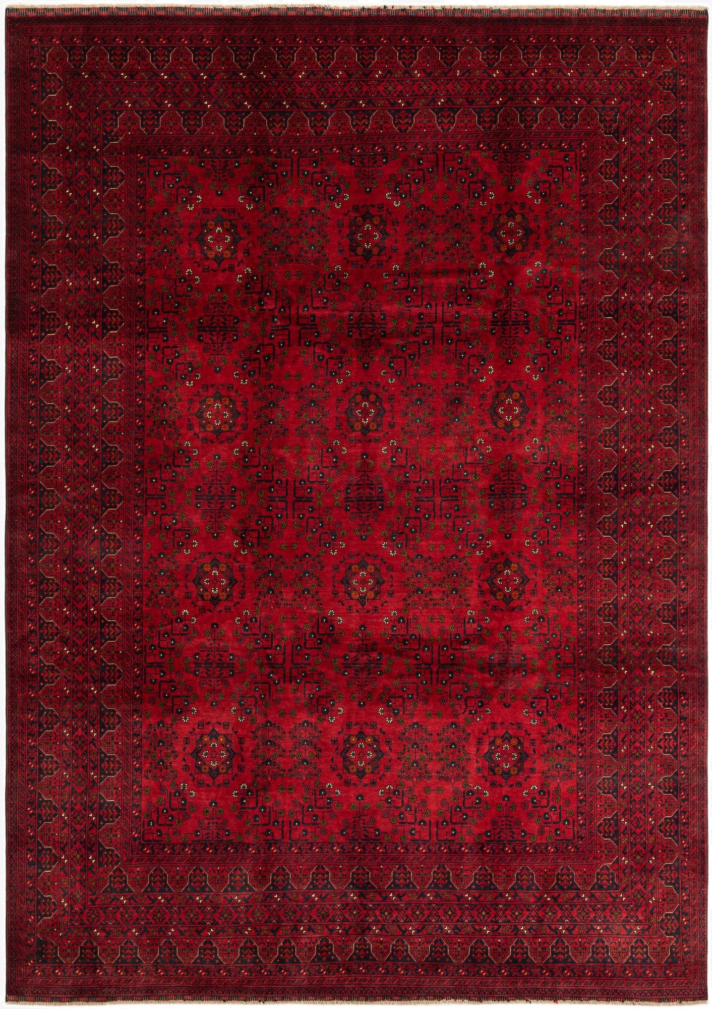 8' 3 x 11' 9 Hand Knotted Khal Mohammadi Wool Rug
