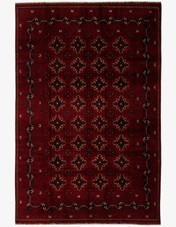 6' 5 x 9' 6 Hand Knotted Khal Mohammadi Wool Rug