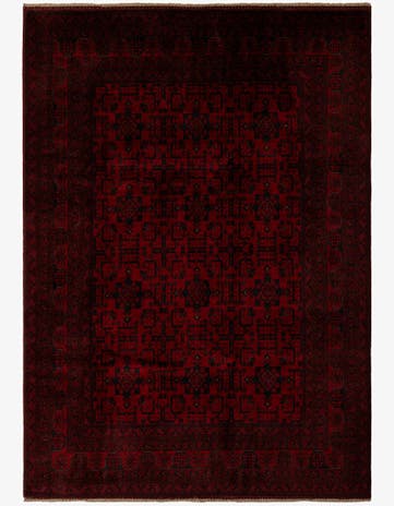 6' 10 x 9' 8 Hand Knotted Khal Mohammadi Wool Rug