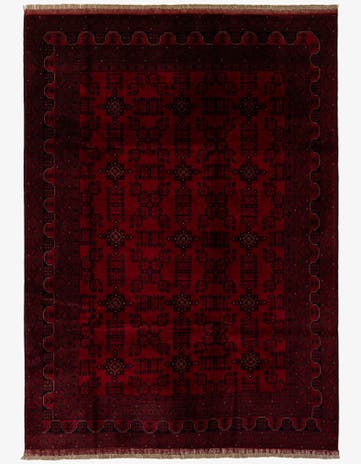 6' 9 x 9' 8 Hand Knotted Khal Mohammadi Wool Rug