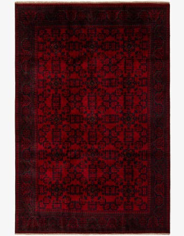 6' 8 x 9' 10 Hand Knotted Khal Mohammadi Wool Rug
