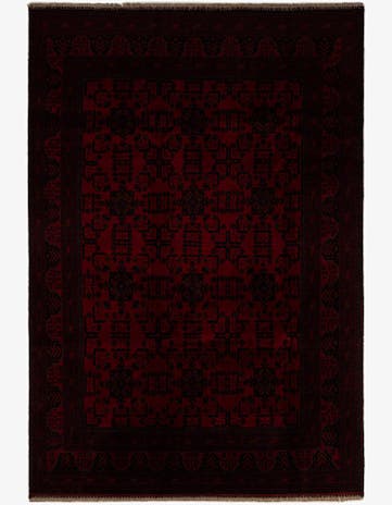 6' 6 x 9' 6 Hand Knotted Khal Mohammadi Wool Rug