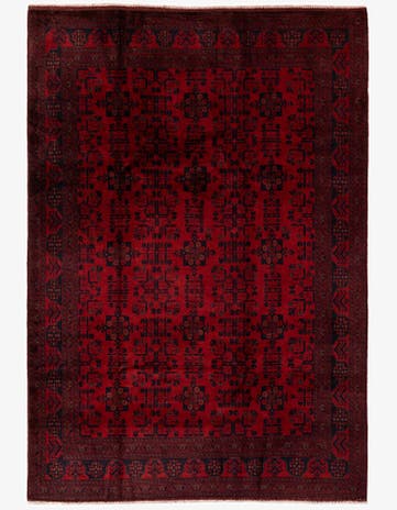 6' 9 x 9' 10 Hand Knotted Khal Mohammadi Wool Rug