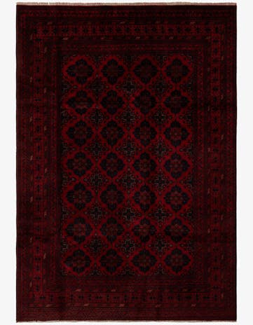 6' 8 x 9' 5 Hand Knotted Khal Mohammadi Wool Rug