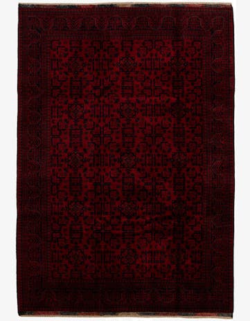 6' 8 x 9' 9 Hand Knotted Khal Mohammadi Wool Rug