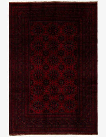 6' 8 x 9' 10 Hand Knotted Khal Mohammadi Wool Rug