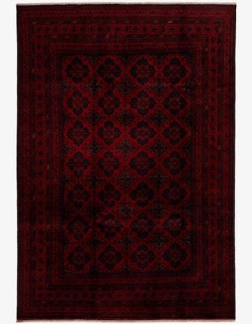 6' 8 x 9' 6 Hand Knotted Khal Mohammadi Wool Rug