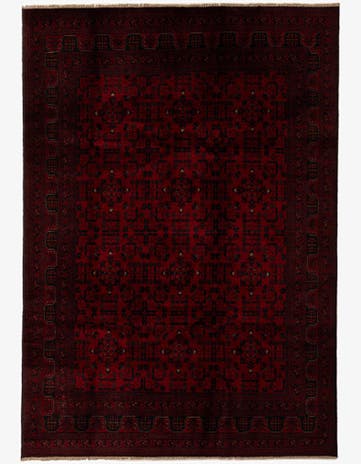 6' 9 x 9' 7 Hand Knotted Khal Mohammadi Wool Rug