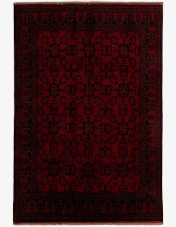 6' 7 x 9' 8 Hand Knotted Khal Mohammadi Wool Rug