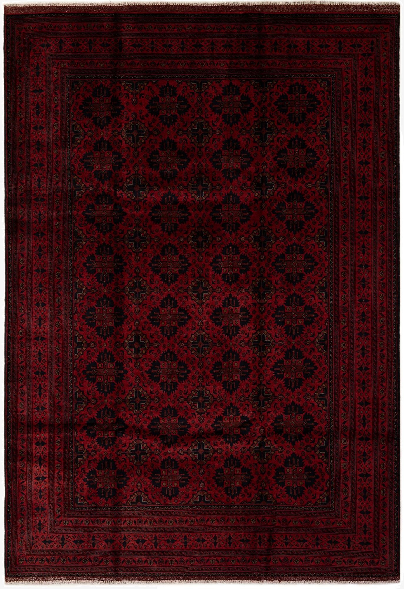 6' 10 x 10'  Hand Knotted Khal Mohammadi Wool Rug