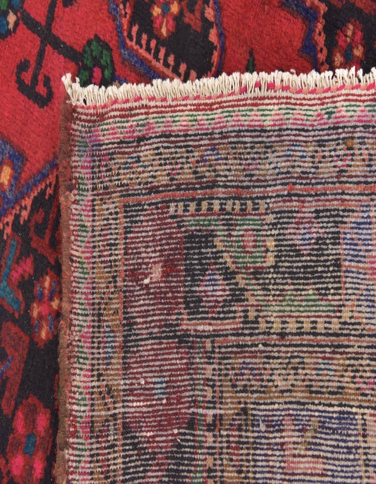 Detail image of 4' 7 x 7' 10 Hand Knotted Khamseh Persian Wool Rug