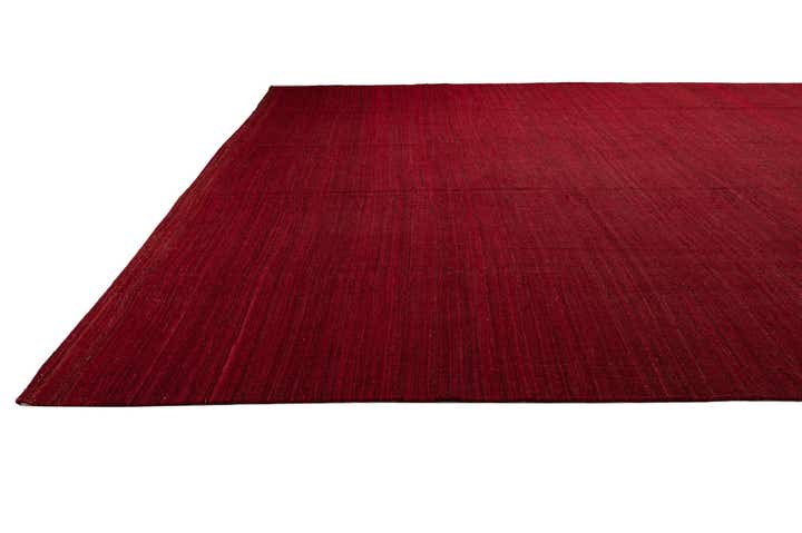 12' 10 x 18' 11 Hand Woven Kilim Afghan Wool Rug