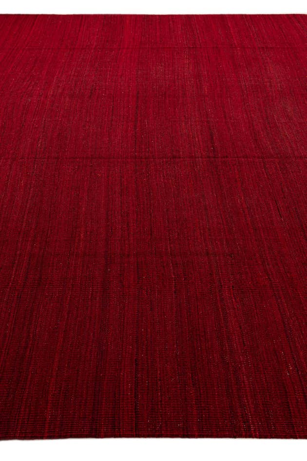 Detail image of 12' 10 x 18' 11 Hand Woven Kilim Afghan Wool Rug