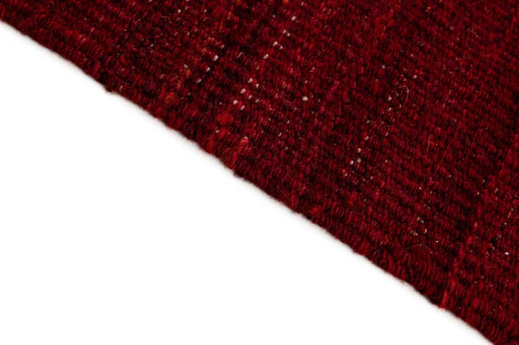 Detail image of 12' 10 x 18' 11 Hand Woven Kilim Afghan Wool Rug