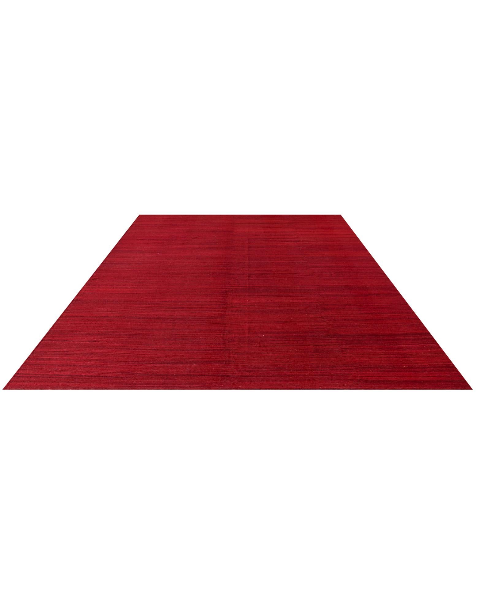 11' 6 x 15' 8 Hand Woven Kilim Afghan Wool Rug