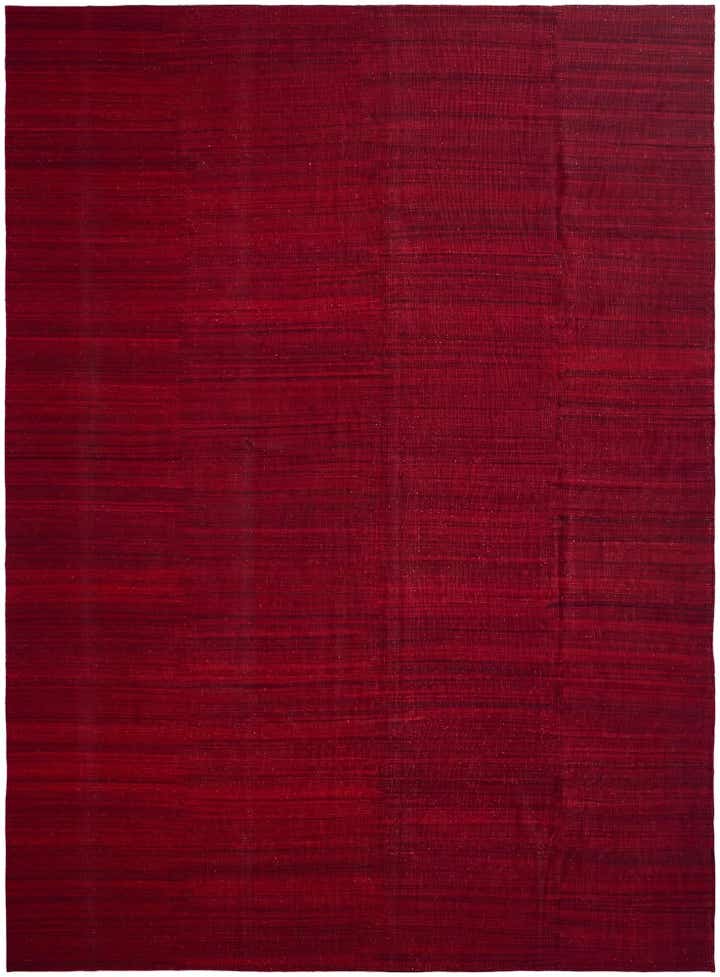 11' 6 x 15' 8 Hand Woven Kilim Afghan Wool Rug