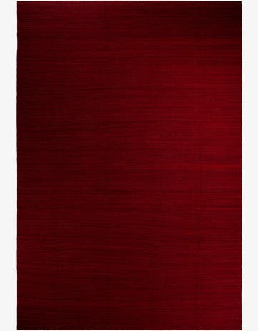 12' 10 x 18' 11 Hand Woven Kilim Afghan Wool Rug