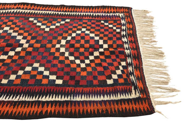 Detail image of 5' x 8' 7 Hand Woven Kilim Fars Wool Rug