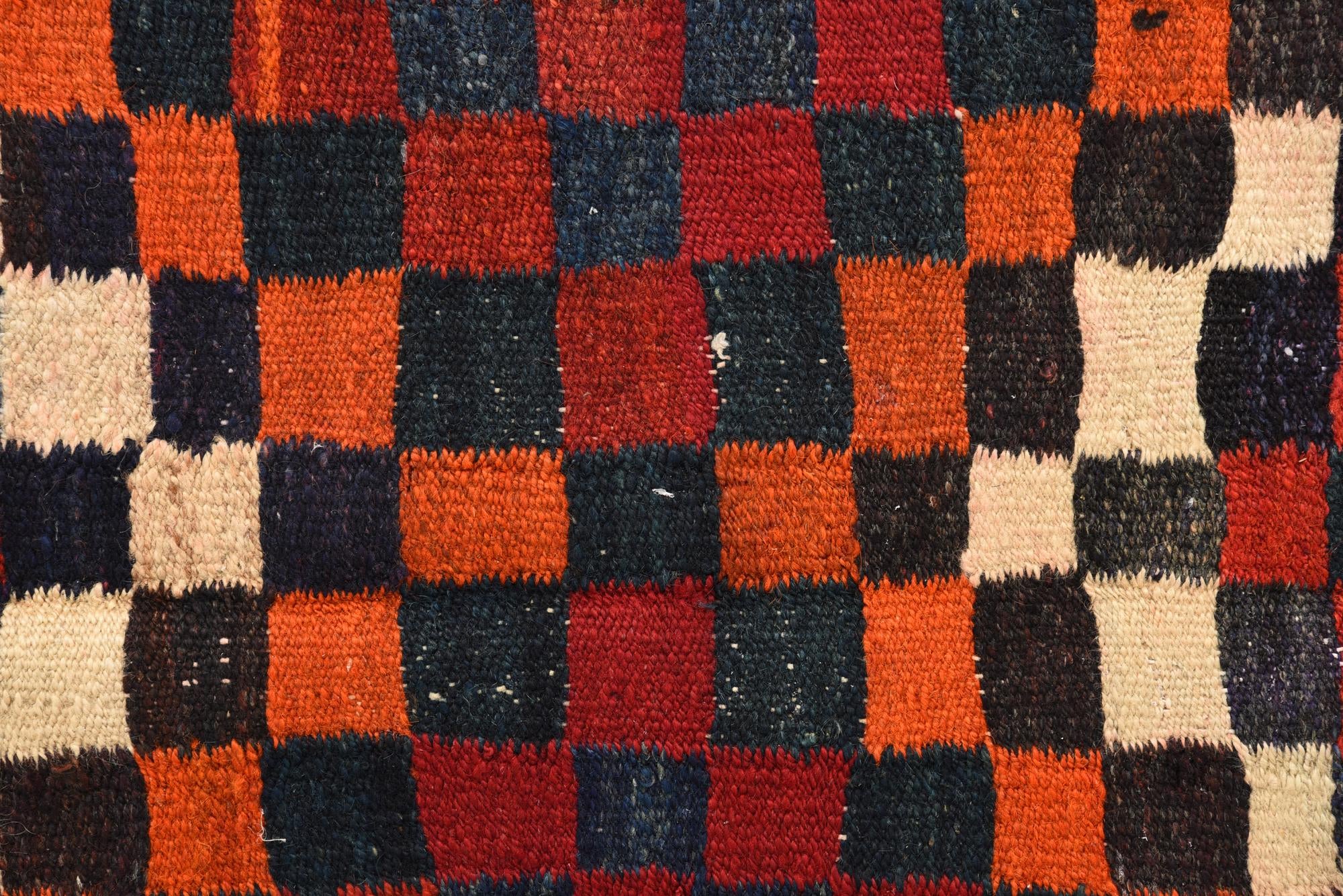 5' x 8' 7 Hand Woven Kilim Fars Wool Rug