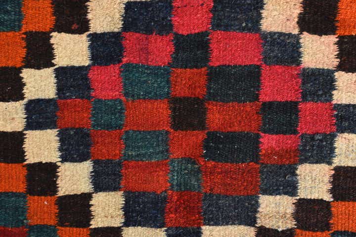 5' x 8' 7 Hand Woven Kilim Fars Wool Rug
