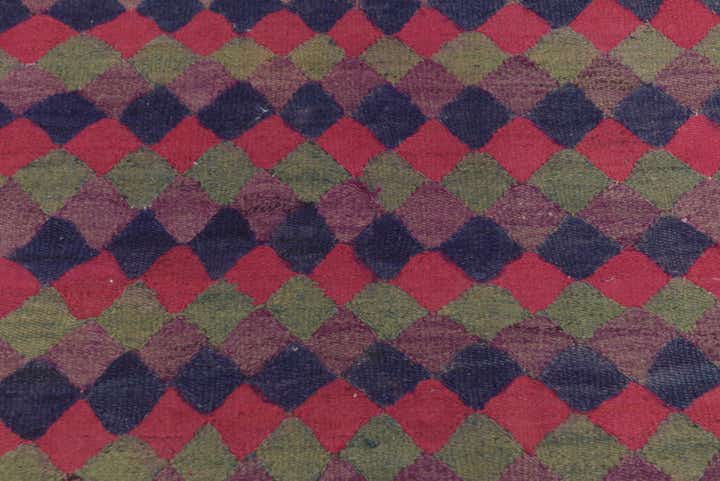 4' 6 x 8' Hand Woven Kilim Fars Wool Rug