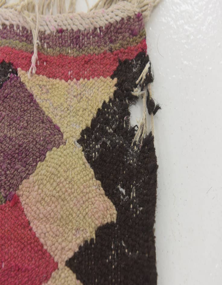 Detail image of 4' 6 x 8'  Hand Woven Kilim Fars Wool Rug