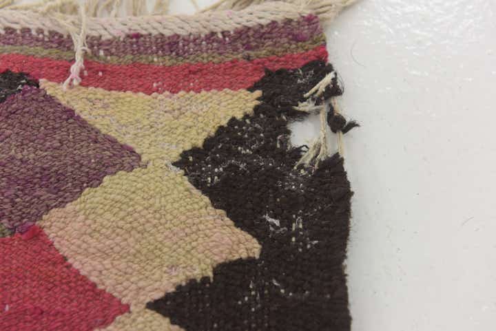 4' 6 x 8' Hand Woven Kilim Fars Wool Rug