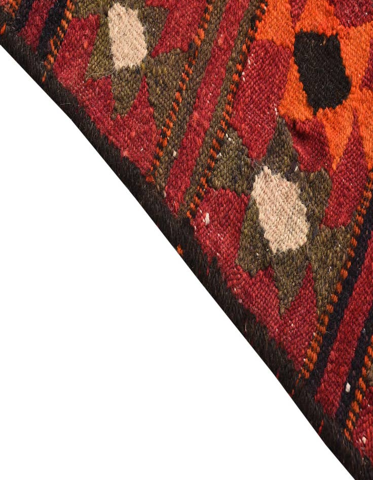 Detail image of 4' 8 x 7' 9  Hand Woven Kilim Fars Wool Rug