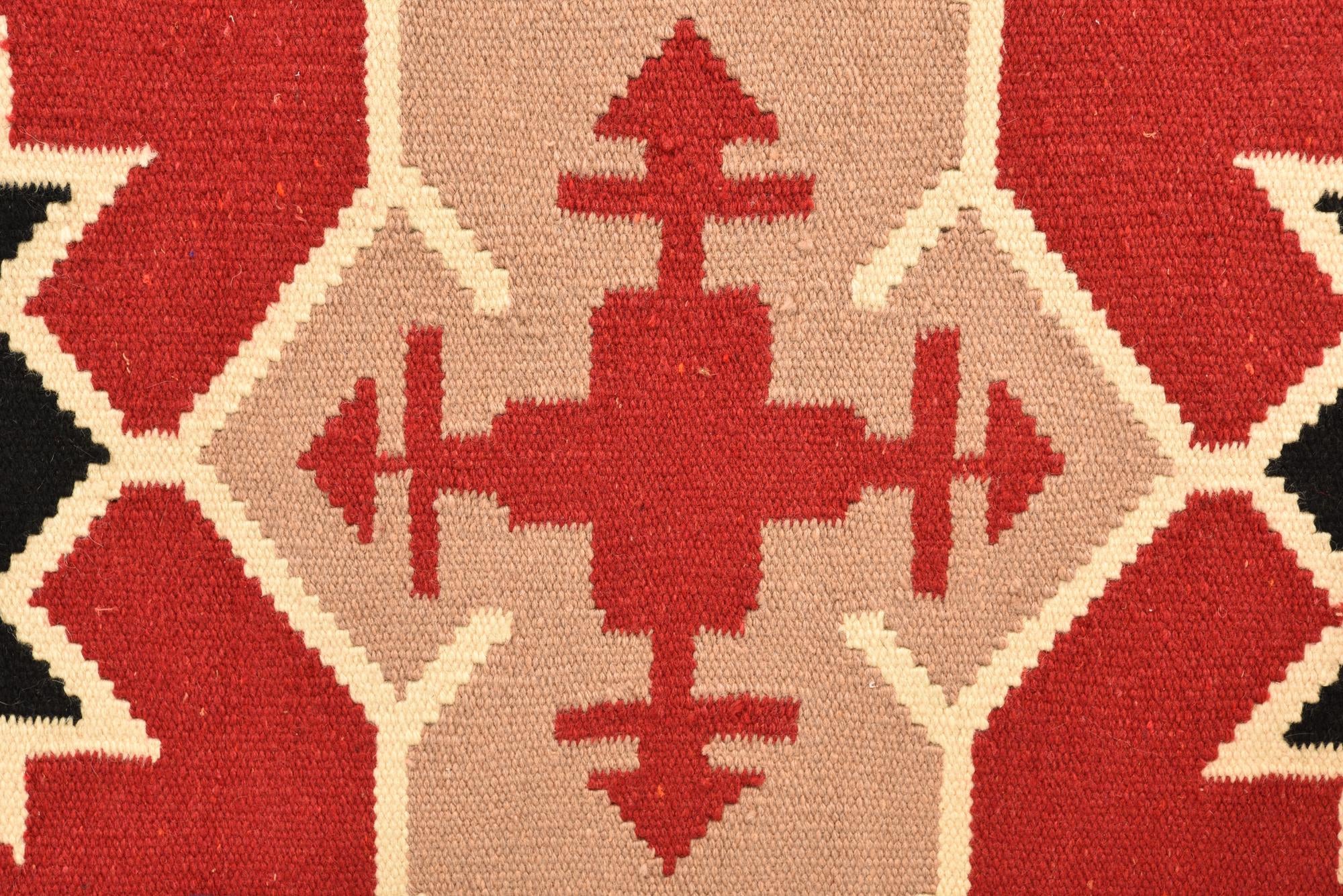 2' 3 x 4' 7 Hand Woven Kilim Fars Wool Rug