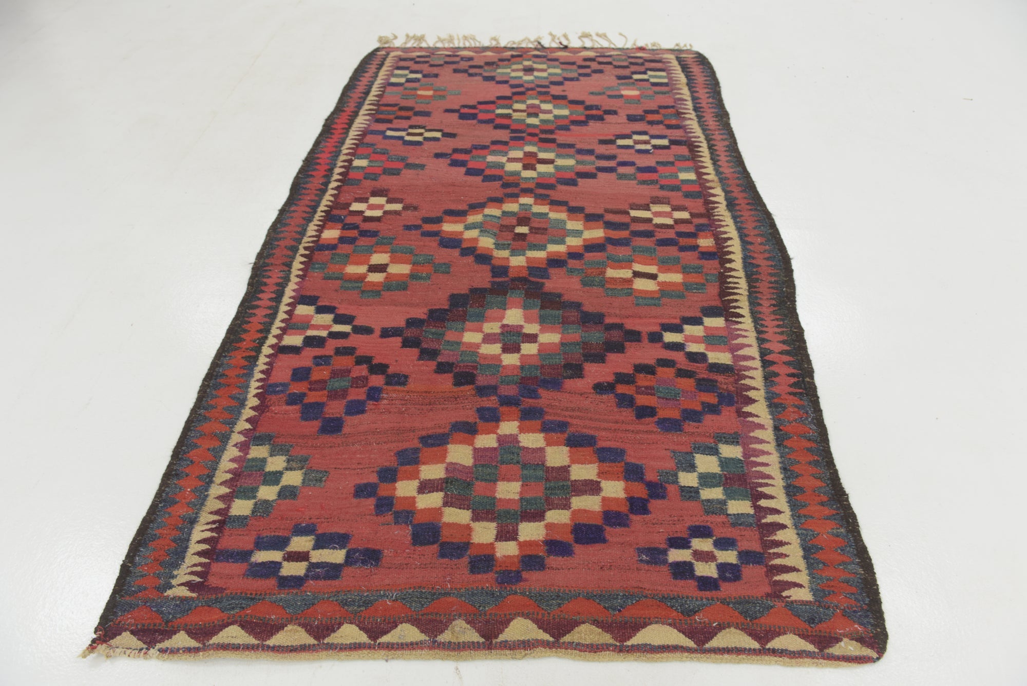 150cm x 265cm Tejido a mano Kilim Fars Alfombra Lana