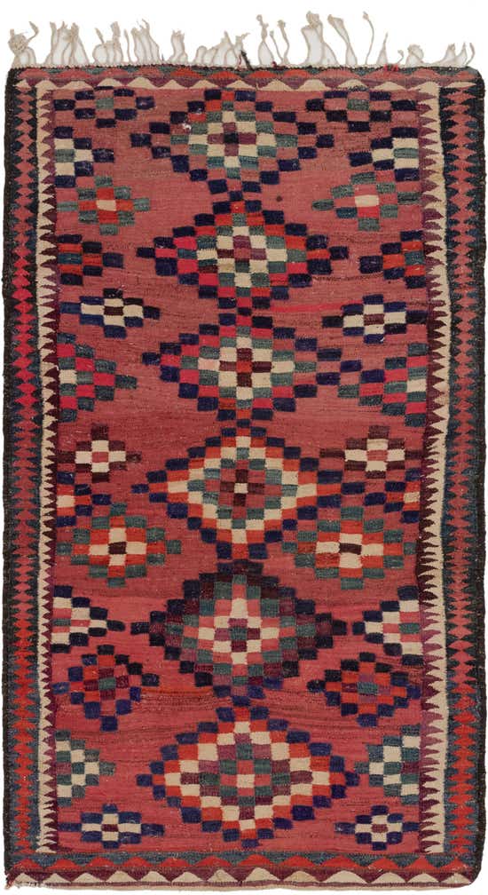 150cm x 265cm Tejido a mano Kilim Fars Alfombra Lana