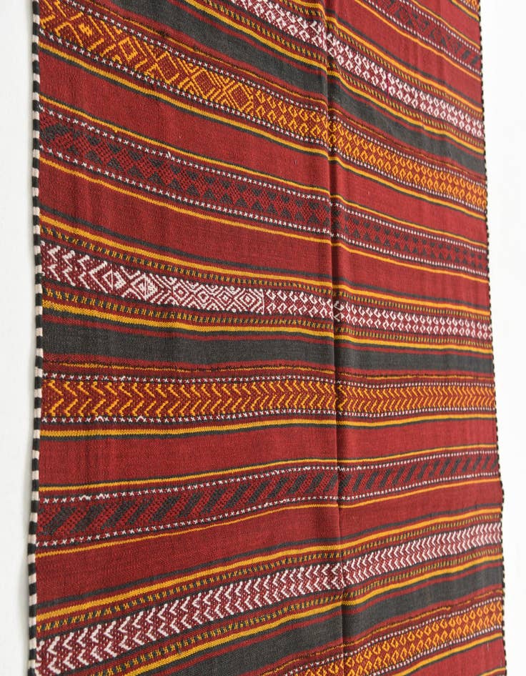 Detail image of 4' 8 x 6' 1  Hand Knotted Kilim Fars Persian Wool Rug