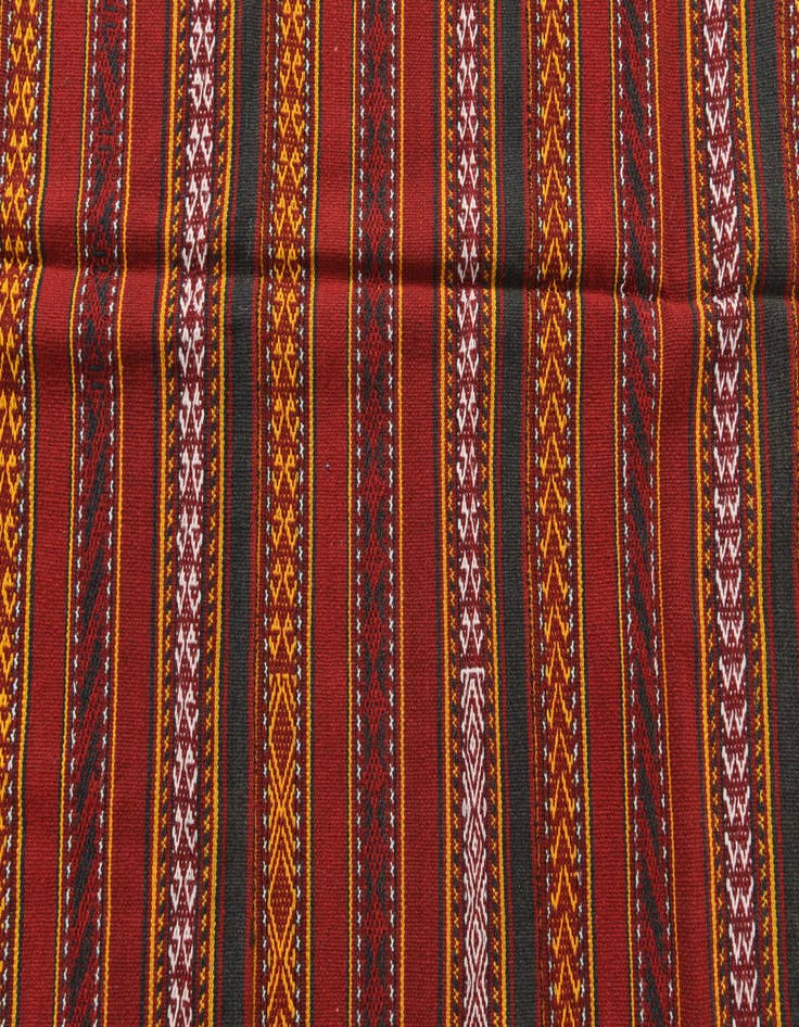 Detail image of 4' 8 x 6' 1  Hand Knotted Kilim Fars Persian Wool Rug