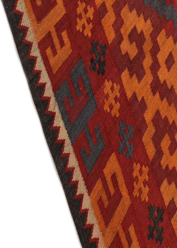6' 4 x 9' 6 Hand Woven Kilim Fars Wool Rug